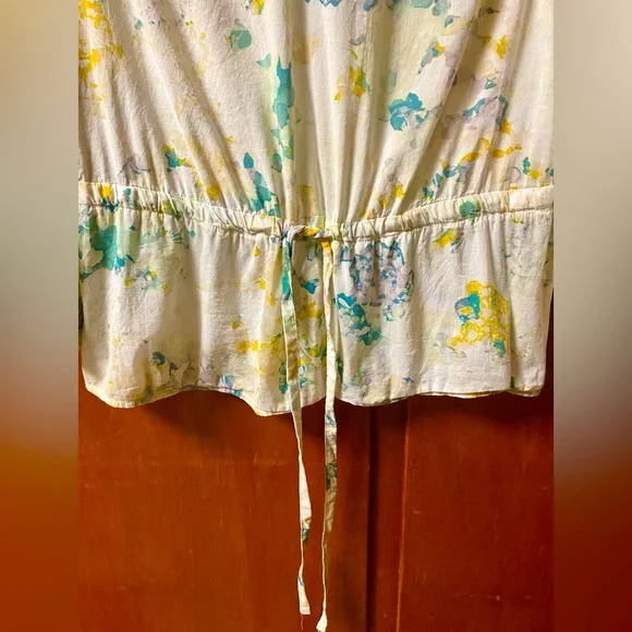 A New Day Floral Print Peplum Blouse size medium - Picture 5 of 10